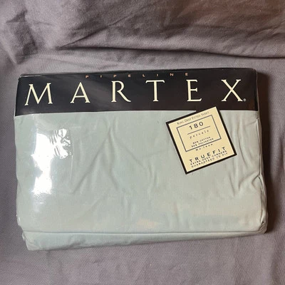 Martex 纯绿色贴合床单 - 180 Percale 棉质 - 全新旧货 — 第 1/4 张图片