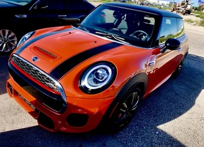 Calcomanías dobles de 6" con capucha a rayas para Mini Cooper S Clubman Paceman Country Foto 1 de 4