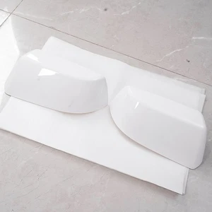 Pair Side Rear Mirror Cover Cap Replacement For 2015-2020 Tahoe Yukon GMC White - Picture 1 of 13