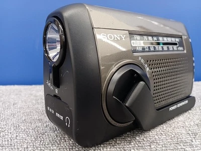 SONY ICF-B99 FM AM Portable Radio Hand Cranked Solar Charging From Japan Used - Image 1 of 4