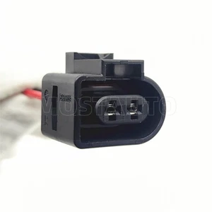 2-Pin Housing Connector Pigtail Plug For Audi Volkswagen 8P0973722 / 8P0 973 722 - Picture 1 of 7