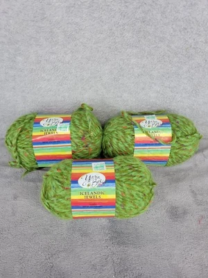 Лот из 3 пряжи пчелы исландские драгоценности перидот пряжи для вязания 11 унций - Изображение 1 из 4
