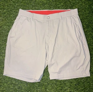 "Pull-On Shorts Para Hombre Redvanly Hanover 7"" Talla Grande Gris Rendimiento Golf" - Imagen 1 de 6