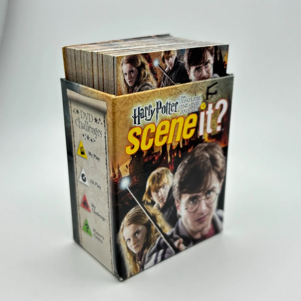 Scene It Harry Potter Complete Cinematic Journey Question Cards in Box 2011 - Image 1 of 1