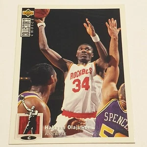 Tarjeta de elección de coleccionista Hakeem Olajuwon 1994-95 - Houston Rockets - Imagen 1 de 1