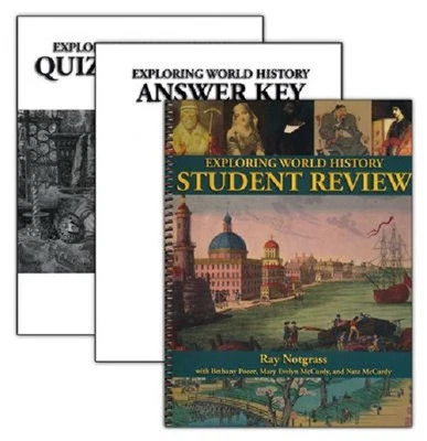Notgrass Exploring World History Student Review - Quiz & Exam Pack 2014 Edition - Image 1 of 4