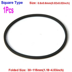 0.6mm Universal Rubber Square Type Drive Belt Tape for Turntable Cassette Belts - Picture 1 of 6