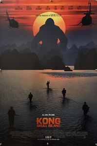 KONG SKULL ISLAND Original One Sheet Movie Poster - 2017 - Picture 1 of 7