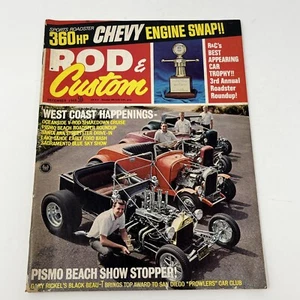 Revista Rod & Custom diciembre 1968 360 HP Chevy cambio motor Roadster V-Rod Show - Imagen 1 de 8