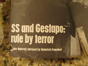 SS AND GESTAPO RULE BY TERROR - WAR BOOK - WWII - Imagen 1 de 5