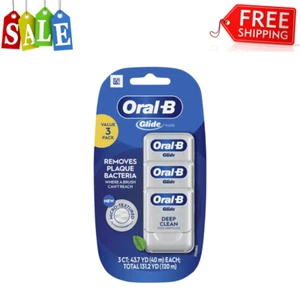 Oral-B Glide Pro-Health Dental Floss, Deep Clean Cool Mint Flavor, 40 M, 6 Count - Picture 1 of 12