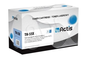 Toner ACTIS TH-55X (remplacement pour HP 55X CE255X, Canon CRG-724H ; Standard ; 12500 Se - Photo 1/1