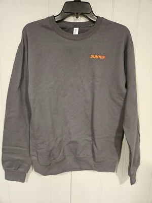 Nueva Sudadera Dunkin Donuts Jerzees Nublend Gris Dunkin' Logo Empaquetada de Fábrica Foto 1 de 4