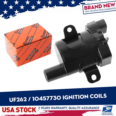 Black Durable 1pc Ignition Coil 10457730 For GMC Savana 3500 4.8L 2004-07 UF262 - Image 1 of 4