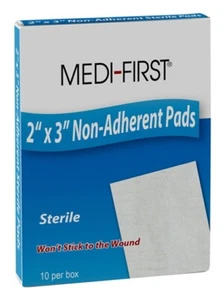 Gauze Pads 2" X 3" Sterile Non-Adherent Gauze Pads - Individually Wrapped (10ct) - Picture 1 of 1
