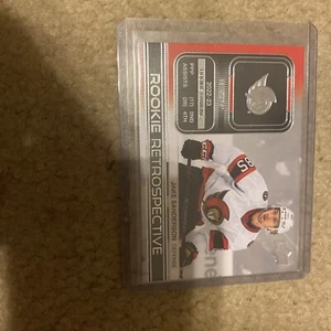 2023-24 Upper Deck S1 #RR-12 Jake Sanderson Rookie Retrospective Ottawa Senators - Picture 1 of 2