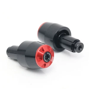 STORM CNC Red Handle Bar Ends For Yamaha FJR 1300 03 04 05 06 07 08 09 10 11 1 - Picture 1 of 7