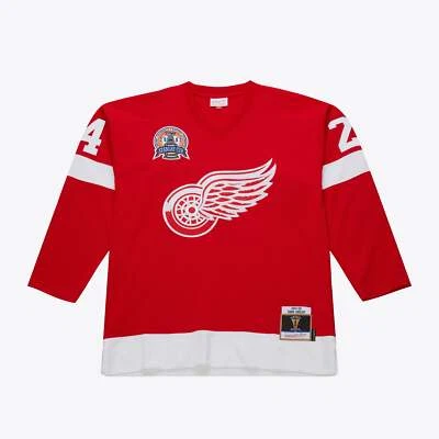 Hombres Mitchell & Ness NHL JERSEY OSCURO ALAS ROJAS 2001 CHELIOS Foto 1 de 4