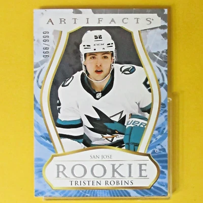 TRISTAN ROBINS  2023-24 ROOKIE /999 Silver  #191  San Jose Sharks - Image 1 of 4