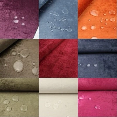 Luxus Möbelstoff Weicher Samt Satin Wasserfest Bezugsstoff Polsterstoff Dekostof - Bild 1 von 4