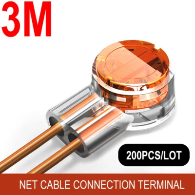 NEW 200PCS / LOT Original 3M Scotchlok Connector UY2 Grease Filling Butt Wire - Image 1 of 3