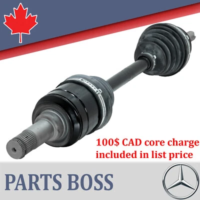 Mercedes Benz GL ML 2012-2015 OEM REBUILT CV Axle Shaft Assembly Front Left   - Image 1 of 4
