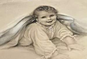 Antique/ Vintage Litho Morris Bendien “Good Morning” By Henry wiseman, Framed - Picture 1 of 8