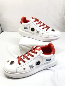KARL LAGERFELD PARIS Justina Lace Up Platform Sneakers 11M - Picture 1 of 11