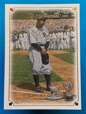 2007 Upper Deck 杰作 Lou Gehrig #8 纽约洋基队 — 第 1/2 张图片