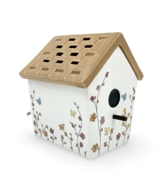 PartyLite ScentGlow Birdhouse Wax Melt Warmer Ceramic Light Diffuser 16cm - image 1 of 4