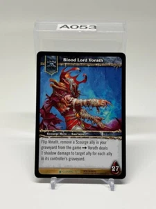Blood Lord Vorath World of Warcraft TCG CCG Icecrown WOW Card Game 13/220 - Picture 1 of 2