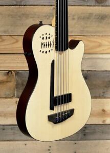 Godin A5 Ultra Natural Fretless 5-String Bass Natural w/ Gigbag