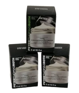 Peter Thomas Roth FIRMx Collagen Eye Cream 3 X 15ml Pots New* F1 - Picture 1 of 11