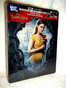 Beauty And The Beast (4K/Blu-ray, 2020, STEELBOOK) live action Emma Watson - Picture 1 of 6