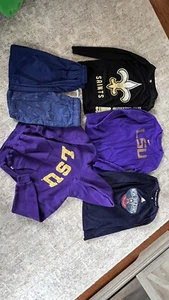 youth boys size small 4 shirts 2 shorts - lot of 6 - Picture 1 of 2