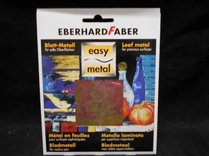 3 EBERHARD FABER Easy Metal 8780-2 Pink rose vif gold leaf covering overlay art - Picture 1 of 8