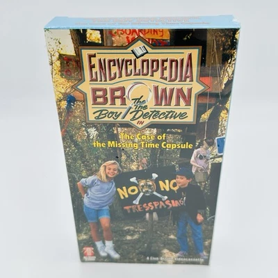 Encyclopedia Brown Boy Detective The Case of the Missing Time Capsule VHS New - Image 1 of 2