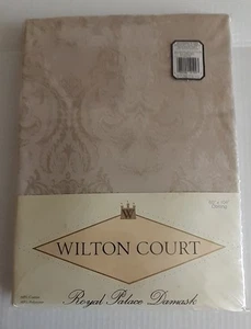 Mantel Damasco Palacio Real Wilton Court De Colección, 60"x104" Oblongo, RN 77104 - Imagen 1 de 17