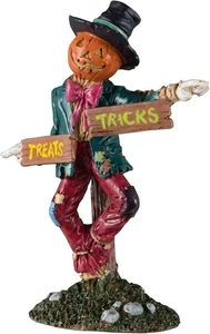 Lemax Spooky Town Scarecrow Signpost #44312  - Picture 1 of 1