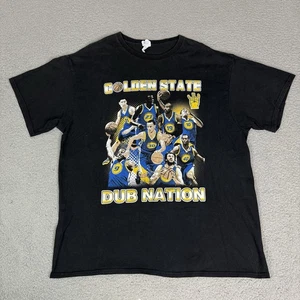 Golden State Warriors Shirt Mens XL Black 2015 NBA Finals Dub Nation West Rare - Picture 1 of 11