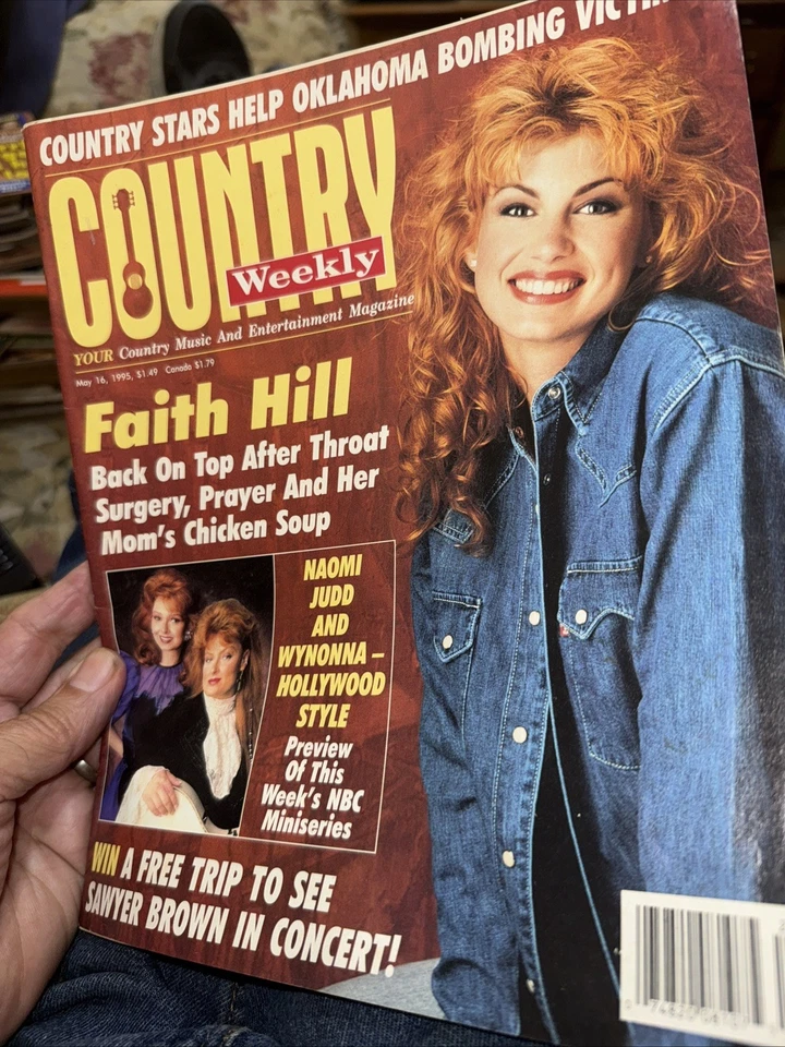 Country Weekly Magazine May 16, 1995—faith Hill Cover—-bagged - Image 1 of 1
