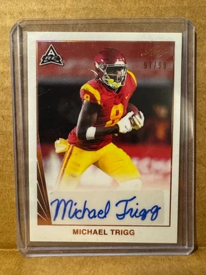 2021 Leaf Memories Michael Trigg Auto Autograph - Image 1 of 2