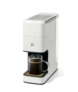 Beautiful Perfect Grind Programmable Single Serve Coffee Maker White Icing - Picture 1 of 5