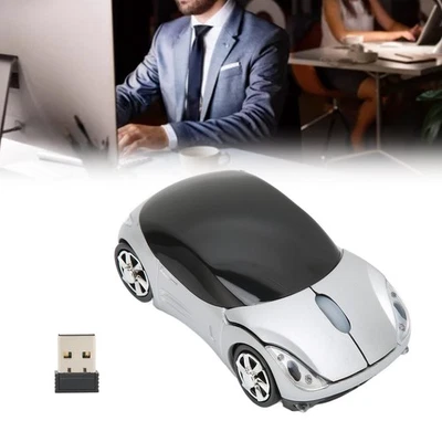 2.4GHz Wireless Car Mouse Smart Connection 3D Sports Car Styling Gaming Mouse Fo - Image 1 of 4