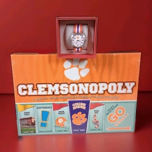Clemson Tigers 2018 Ltd. Edition Watch And Clemsonopoly Game*Great Gift Set*... - Picture 1 of 8