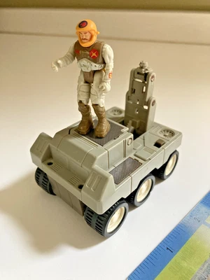 Vintage 1986 Coleco StarCom M-6 RAILGUNNER Ground Attack Vehicle w/ Rick Ruffing - Image 1 of 4