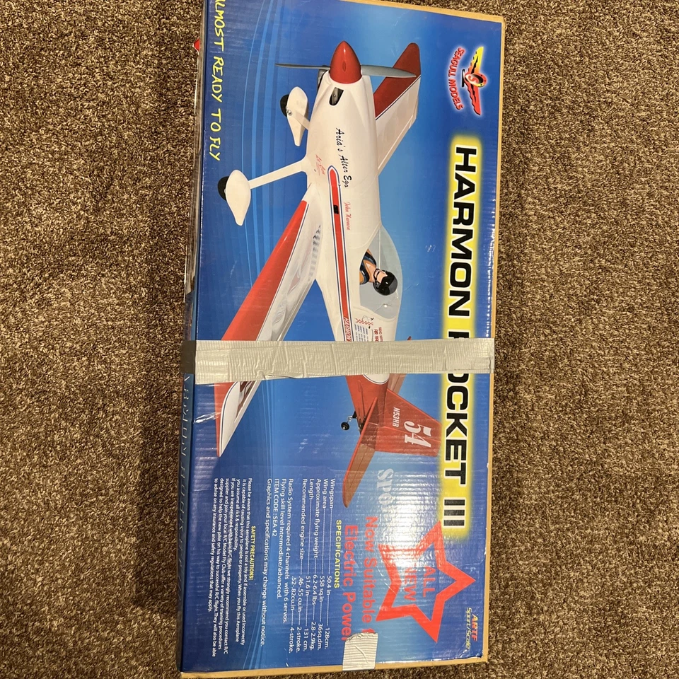 Harmon Rocket 50.4” 46-.82 Seagull Models - Image 1 of 1