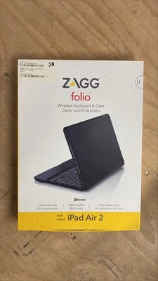 Zagg Folio Wireless Keyboard & Case for Apple iPad Air 2 Tablet - Image 1 of 2