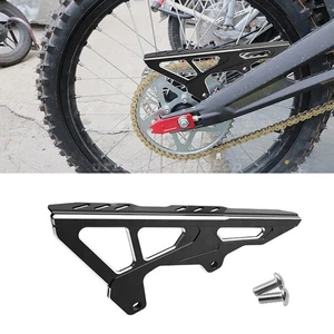URLWALL Black Chain Guard Cover Protection Aluminum Alloy For Surron Light Bee X - Picture 1 of 7