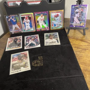 Bowman Chrome Mojo Cards Lot - #’d, 1st, Donruss, Optic, RC, Rated Prospects - Picture 1 of 12